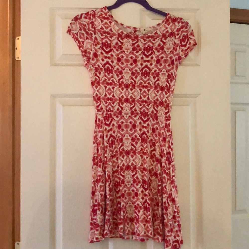 Patterned mini dress